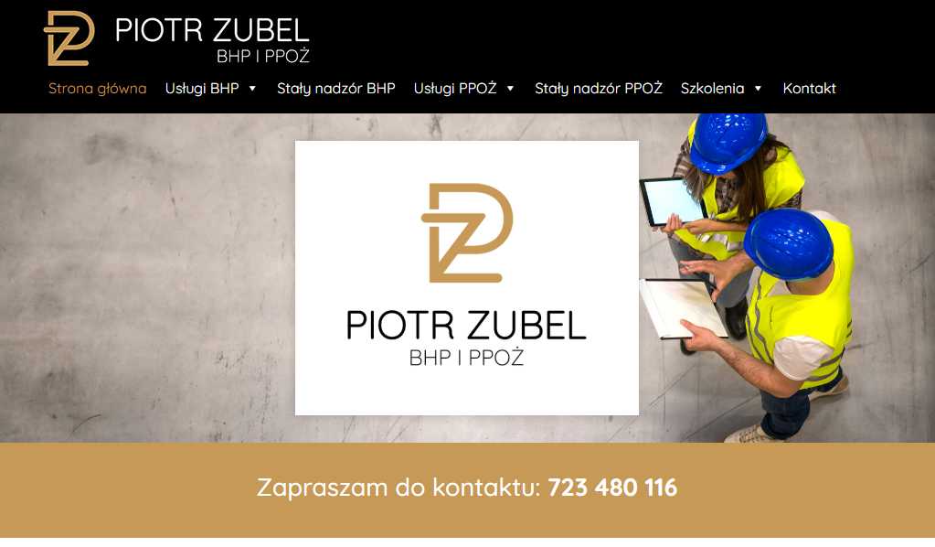 Piotr Zubel - Specjalista ds. BHP