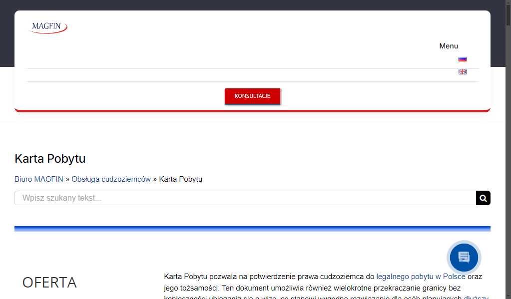 Firma usługowo-konsultingowa MAGFIN